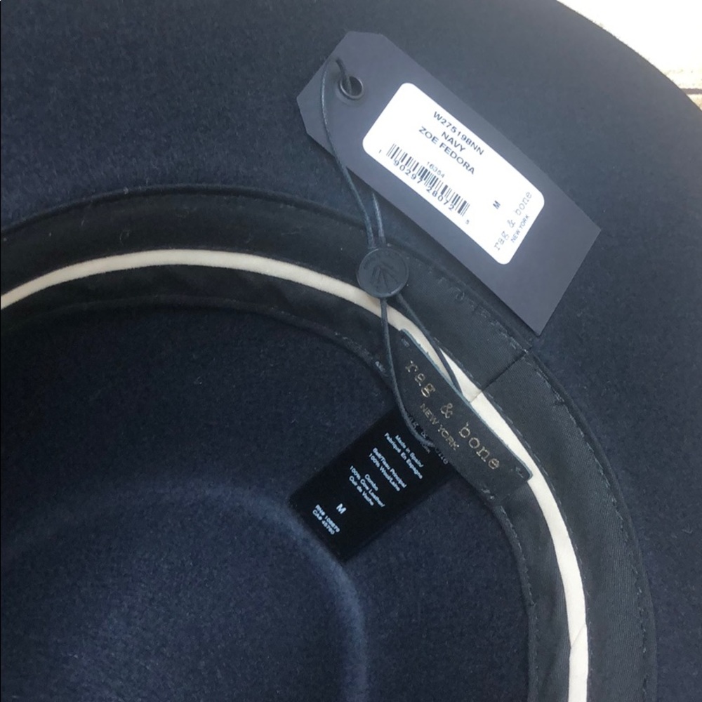 Rag & Bone Velvet-trim fedora hat - Picture 5 of 8